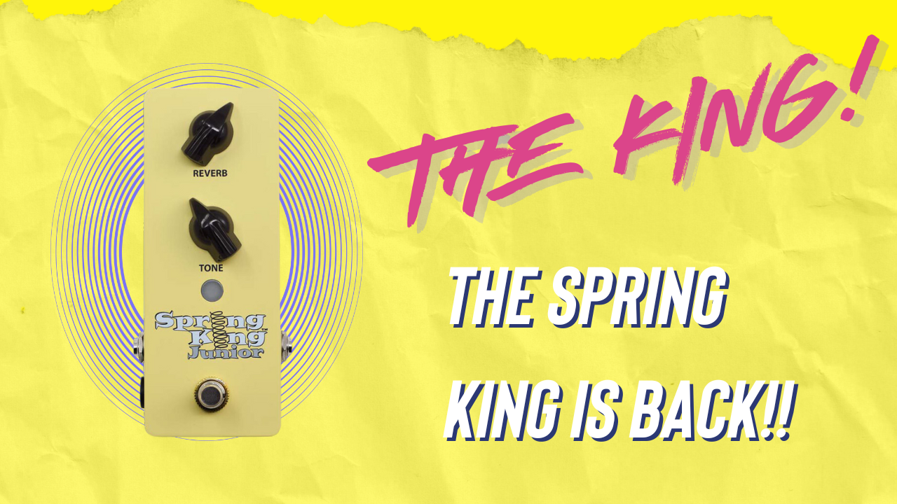 The New Danelectro Spring King Junior Reverb Pedal is Here!